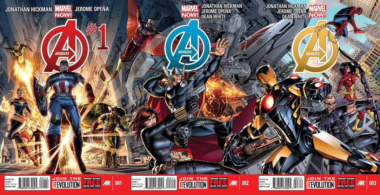 Avengers covers Jonathan Hickman
