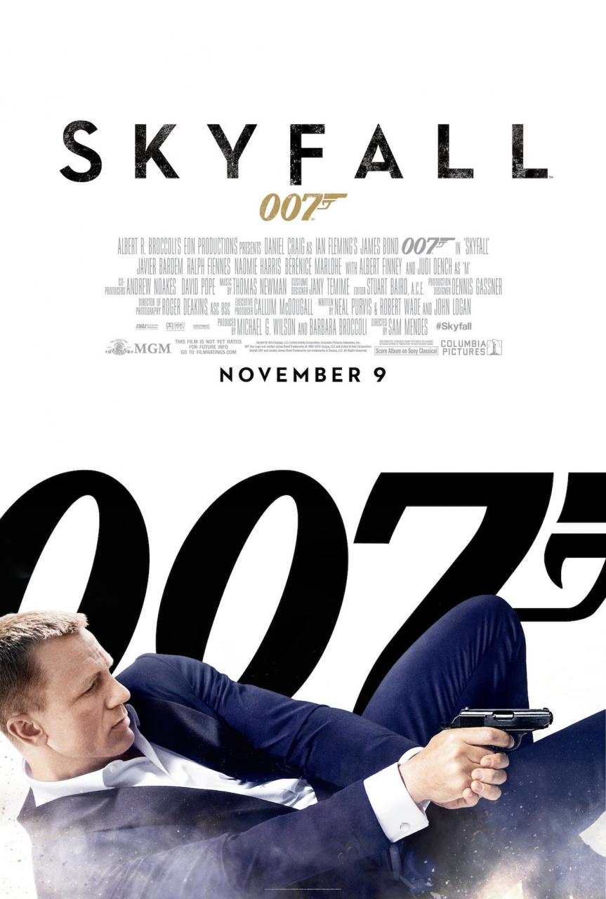 Skyfall American movie poster James Bond