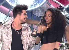Adam Lambert and Kelly Rowland VH1 Divas Live