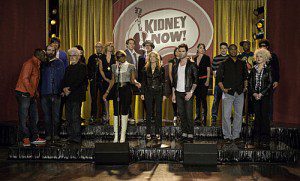 A supergroup of singers came together to perform "He Needs A Kidney" for season three's "Kidney Now" episode. (Photo property of Broadway Video, Little Stranger, Inc. & Universal Television)