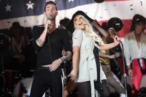 "Voice" coaches Adam Levine and Christina Aguilera had incredible vocal chemistry every time they performed their hit song. (Photo property of A&M and Octone Records) 