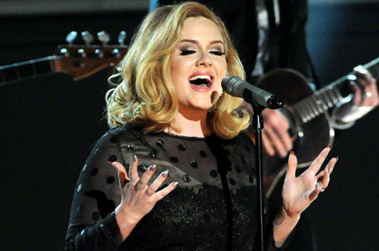 Adele's powerful performance of "Rolling in the Deep" was the true highlight of the 2012 Grammys. (Photo property of Getty images)