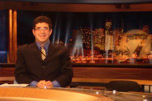 Jacob Elyachar at the 7 News Desk ABC KMGH-TV