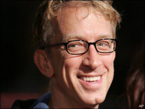 Controversial comedian Andy Dick will trade in his jokes for a pair of ballroom shoes as he participates in DWTS' 16th season (Photo property of the Associated Press)