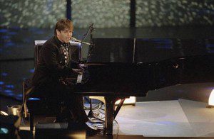 Sir Elton John delivered an amazing rendition of his Oscar-winning hit: "Can You Feel The Love Tonight." (Photo by AP Photo/Michael Caulfield)