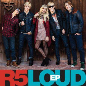 R5's "Loud" EP is filled of impeccable bubblegum pop rock songs that will uplift your spirits.  (Album cover property of Hollywood Records)