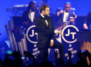 Justin Timberlake returned to the Grammys in full force when he performed two singles from his upcoming album: "The 20/20 Experience." (Photo by Christopher Polk)