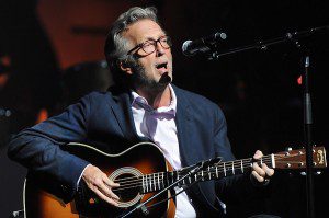 Eric Clapton entertained the crowd at the Chesapeake Energy Arena with several signature songs plus new standouts from "Old Sock." (Photo property of Kevin Mazur/WireImage)
