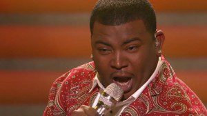 Gospel singer Curtis Finch, Jr. delivered a powerful "Save Me" performance of the season. But the judges save him? (Photo by FOX's Michael Becker)