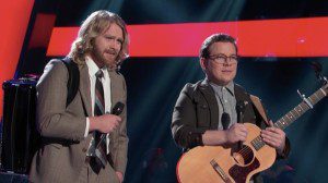 Midas Whale performed a superb cover of Johnny Cash's "Folsom Prison Blues" on night two of the Blind Auditions. (Photo property of NBC, One Treee Media & Warner Horizon Television) 