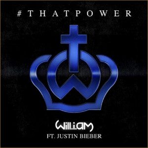 "#thatPower" is the first collaboration between "The Voice UK" judge and the teen idol.  (Album cover property of Interscope Records)
