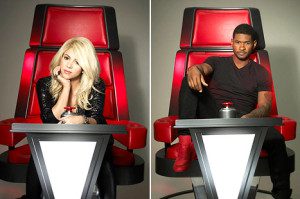 Shakira and Usher had four of their best vocalists duel it out in two different battles. (Photo property of NBC, One Tree Media & Warner Horizon Television.)