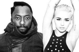 will.i.am and Miley Cyrus ignite the dance pop scene with their new single: "Fall Down." (Photo property of Popdust)
