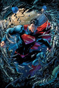 "Superman: Unchained's" first issue was the best debut issue of 2013! (Cover by Jim Lee, Scott Williams and Alex Sinclair; Property of DC Comics)