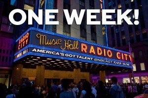"AGT:Season Eight" will start their live shows at Radio City Music Hall next week.  Who will be competing for your votes? (Photo courtesy of NBC)