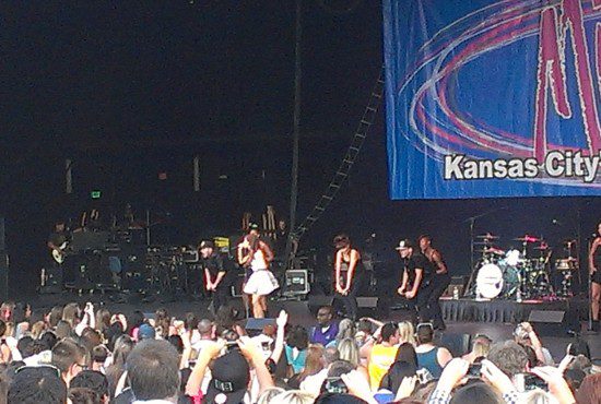 riana Grande performs at Red, White and Boom