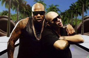 Flo Rida and Pitbull's "Can't Believe It" is officially the worst song of 2013! (Photo by Atlantic Records) 