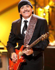 Carlos Santana is one of the greatest guitarists of all-time. (Photo property of Getty Images)