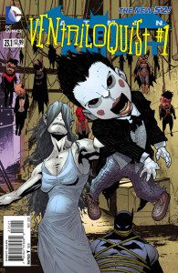 The new Ventriloquist should have made an appearance in "Batgirl 23.1" instead of "Batman: The Dark Knight." (Cover property of DC Comics) 
