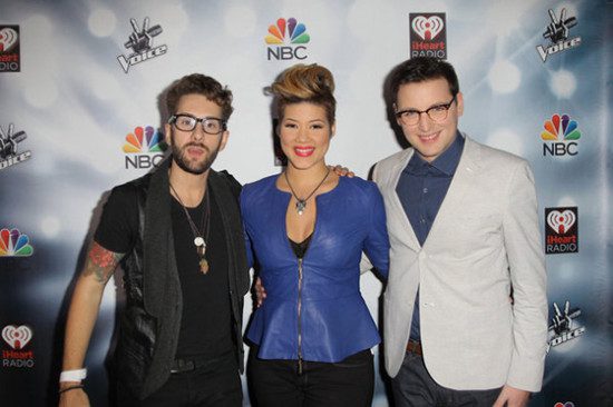 Team Adam continues to dominate "The Voice" as Will Champlin, Tessanne Chin and James Wolpert will be performing for the Final Six. (Photo property of Jonathan Leibson/NBC)