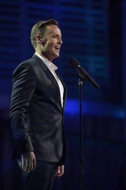 Classical crossover singer Branden James stole America's hearts when he appeared on "America's Got Talent" earlier this year. (Photo property of NBC's Virginia Sherwood)