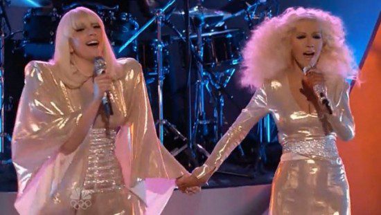 Lady Gaga and Christina Aguilera The Voice