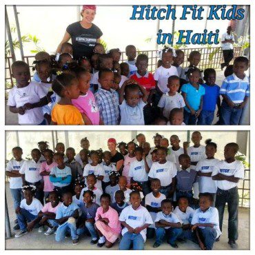 Recently, Diana traveled to Haiti to check on the students at their school. (Photo courtesy of the Lacertes.) 