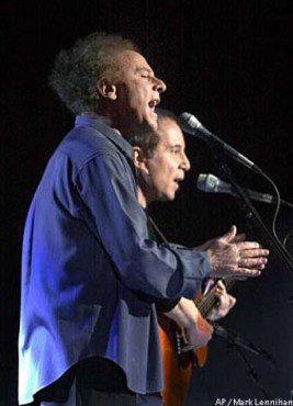 Simon & Garfunkel's moving reunion at the 2003 Grammys brought the house down! (Photo property of the AP's Mark Lennihan)