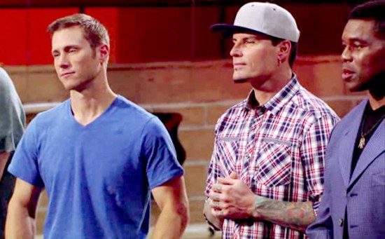 Both Bachelor Jake and Vanilla Ice's dishes were not a hit with the judges while Herschel Walker's sauce won him an MVP award! (Photo property of the Food Network)