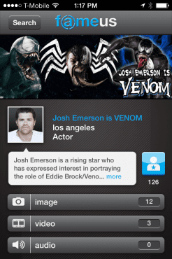 Josh Emerson Fameus Venom