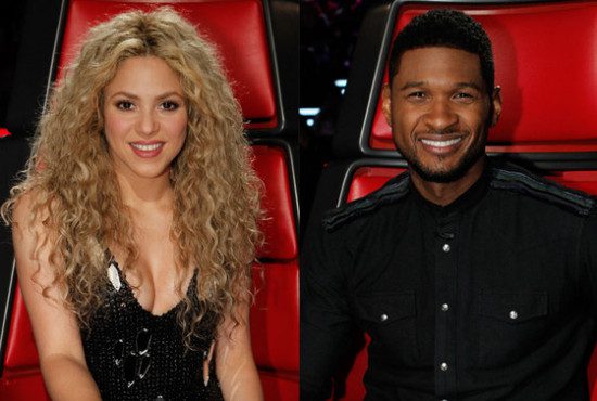 Shakira and Usher The Voice
