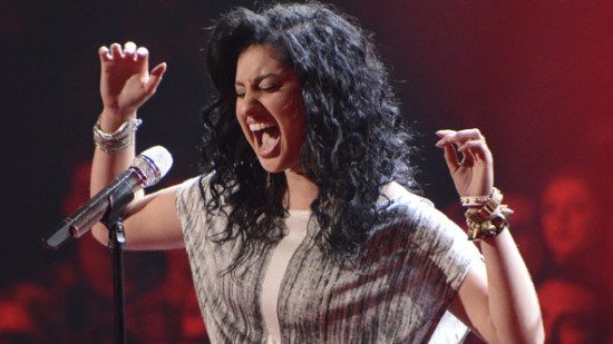 Jena Irene rarely disappoints...but her tendencies to screech her songs could cost her a place in the finale.  (Photo property of FOX's Michael Becker)