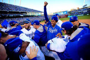 Kansas City Royals celebrate