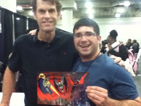 Kevin Conroy and fan at 2014 NYCC