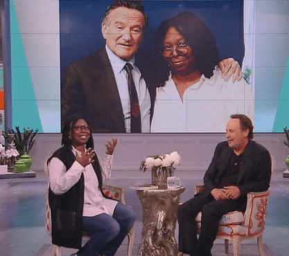 Robin Williams will definitely be in spirit if the Kennedy Center honors his longtime friends: Whoopi Goldberg and Billy Crystal. (Photo property of ABC)