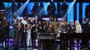 Stevie Wonder and friends perform at Grammy tributes