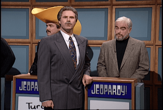 Alex Trebek and Sean Connery SNL Celebrity Jeopardy