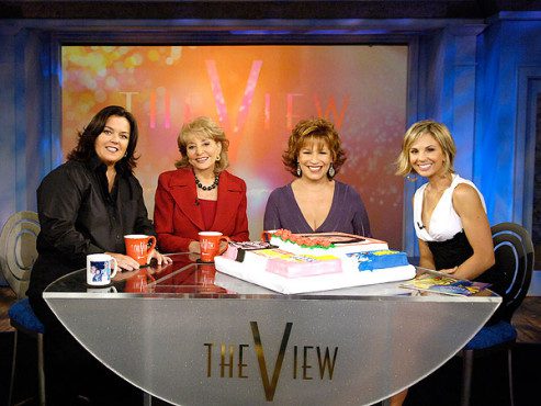 Rosie O'Donnell and the View ladies