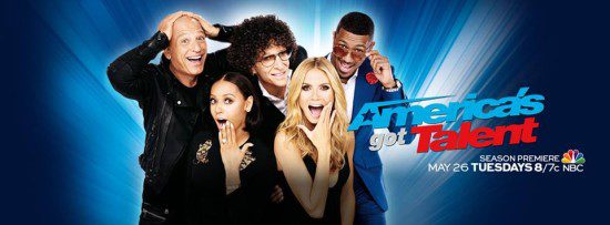 Howie Mandel, Howard Stern, Mel B, Heidi Klum and Nick Cannon will celebrate the tenth anniversary season of "America's Got Talent" when the show returns on Tuesday. (Photo property of NBC)