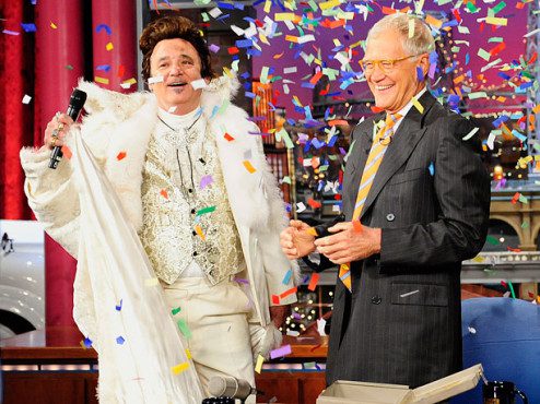 Bill Murray as Liberace and David Letterman