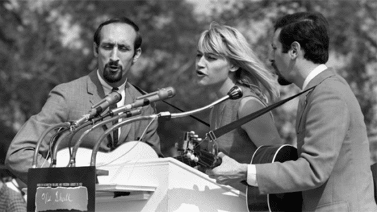 Folk group Peter, Paul & Mary breathed new life into Woody Guthrie's "This Land Is Your Land" and transformed the track into their own. (Photo property of WVIA)