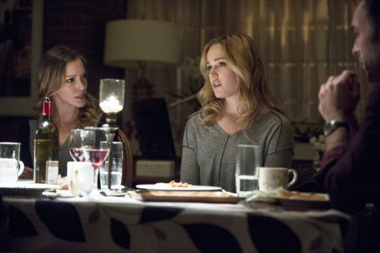 Two years ago, the Lance Family sat at a dinner table without a care in the world. However, Laurel and Detective Lance's secrets were revealed on tonight's "Arrow." (Photo property of Bonanza Productions, Berlanti Productions, DC Entertainment & Warner Bros. Television) 