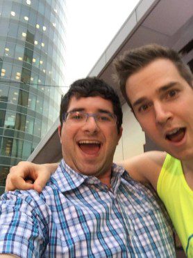 Before he got to his set at Kansas City Fashion Week's Runway on the Rooftop, we snagged a selfie. (Photo property of Jacob Elyachar) 