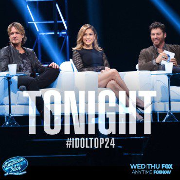 "American Idol" judges Keith Urban, Jennifer Lopez and Harry Connick Jr. introduced "American Idol's" final Top 24. (Photo property of FOX, 19 Entertainment & FremantleMedia North America) 