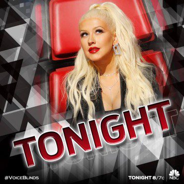 Queen Christina sang with one lucky artist during night four of the Season 10 Blind Auditions. (Graphic property of NBC & United Artists Media Group) 