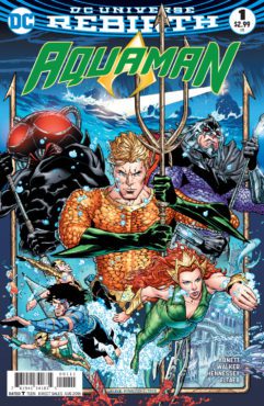 Dan Abnett & Brad Walker are taking over the new adventures of "Aquaman" this month. (Artwork courtesty of DC Comics) 