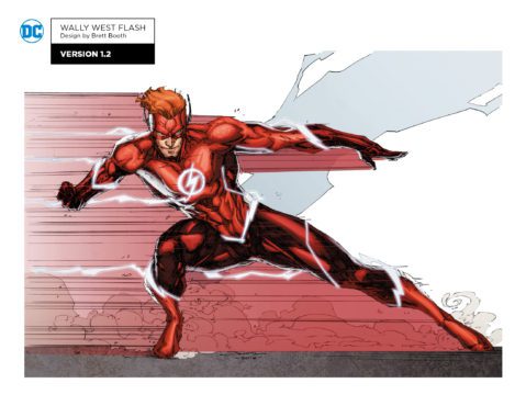 Wally West's new costume 