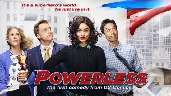 NBC and DC Entertainment will premiere the "Powerless" pilot at San Diego Comic-Con this afternoon. (Photo property of NBC, DC Entertainment & Warner Bros. Television) 