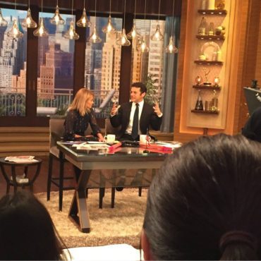 My view from "Live with Kelly & Fred Savage." (Photo property of Jake's Take)