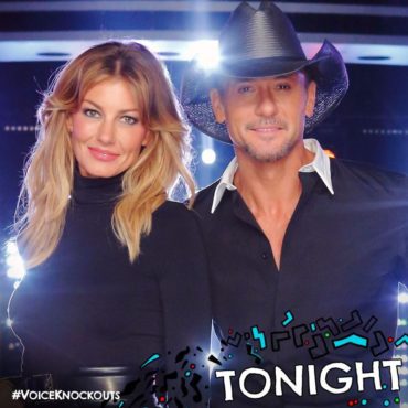 Country icons Faith Hill & Tim McGraw join "The Voice" as the Season 11 Knockout Rounds' key advisors. (Photo property of NBC) 